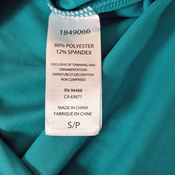 ❤️Sage Collective Active Top Teal Blue Women's Small Long Sleeve Tee Workout - Picture 11 of 13